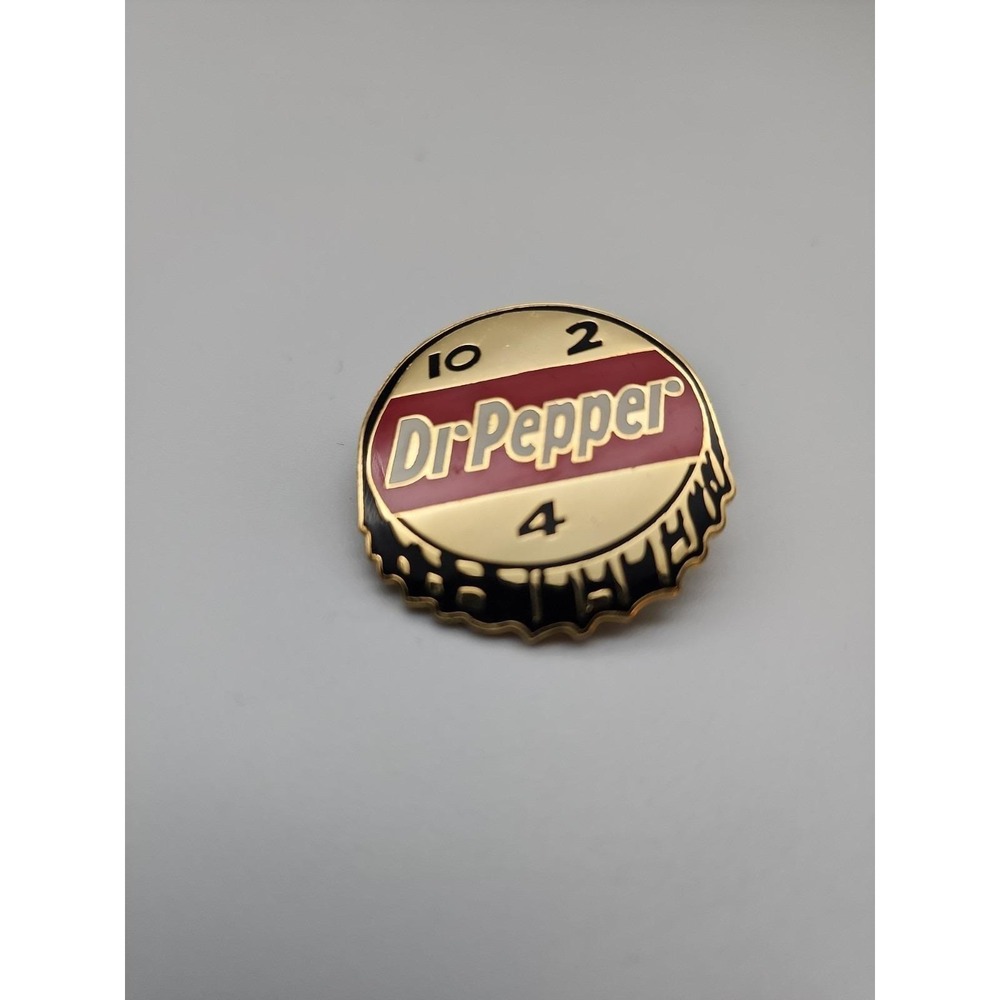 Vintage Dr. Pepper 10 2 4 Lapel Pins Pinback 1.25" - Picture 2 of 3